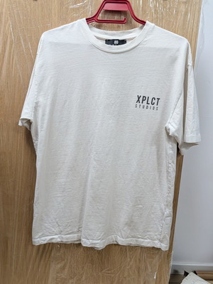 XPLCT Studios t shirt excellent condition size M white