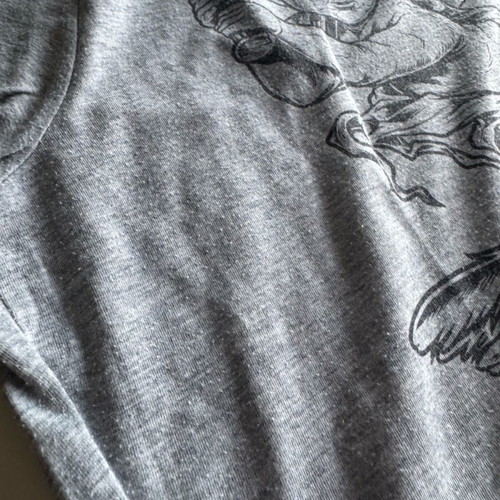Nike women's shirt size M used, gray with angel and devil design