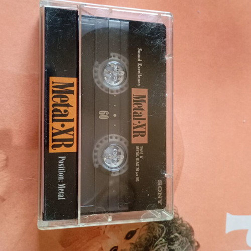 Sony Metal XR 60 Cassette Tape used, Type IV metal bias 70 μs