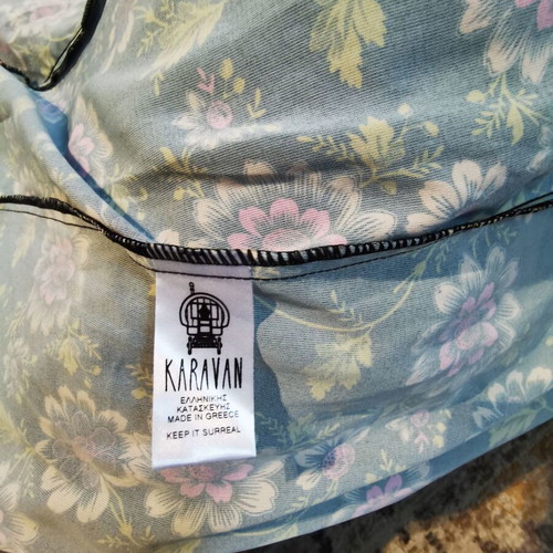 Caravan floral dress like new, with buttons, size S