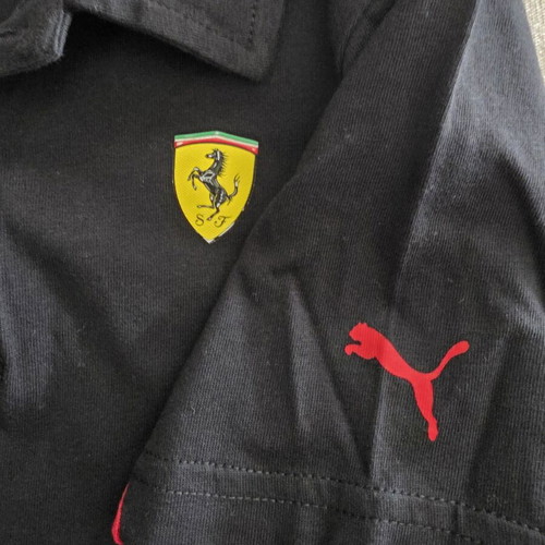 Ferrari official T-shirt like new, size 128 cm, black