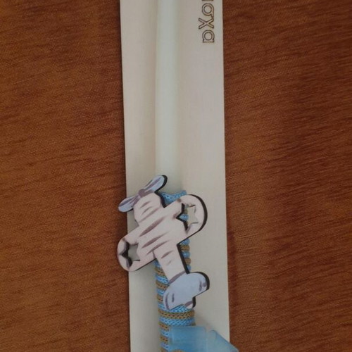 Easter candles new, set of three with various designs