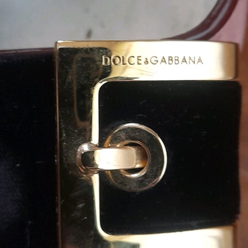 Γόβες Dolce & Gabbana σαν καινούργιο, ροζ με χρυσή λεπτομέρεια