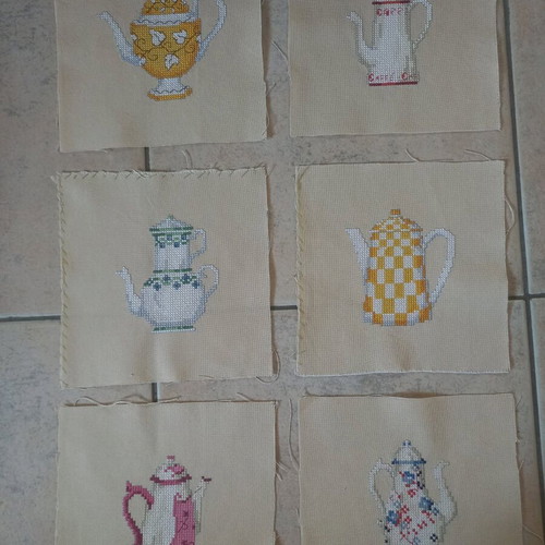 Handmade embroidery new, for pillow or frame