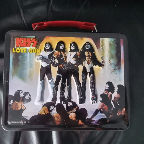 Kiss Live Gun lunchbox like new, official 2000 edition