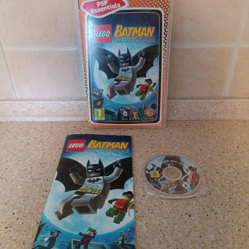 Lego Batman Sony PSP game used, complete with manual
