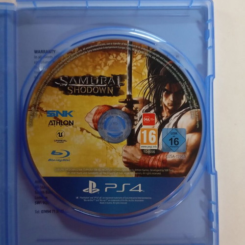 Samurai Shodown PS4 used, fighting game