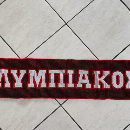 Olympiacos S.F.P. Classic Scarf used, fan accessory