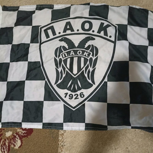 PAOK flag used