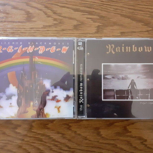 Rainbow pack Ritchie Blackmore's 1 CD and Finyl Vinyl 2 CD remasters like new, rock