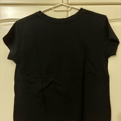 Black t-shirt with pocket used, size S