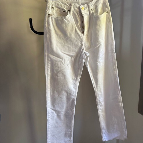 Reiko Milo Jean size 26 new, white, medium rise
