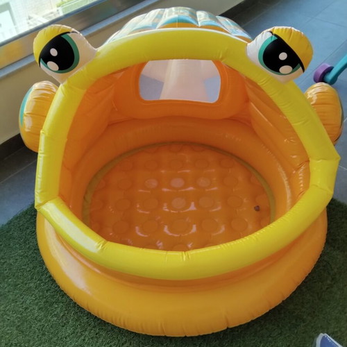 Intex Lazy Fish Shade Baby Pool used inflatable