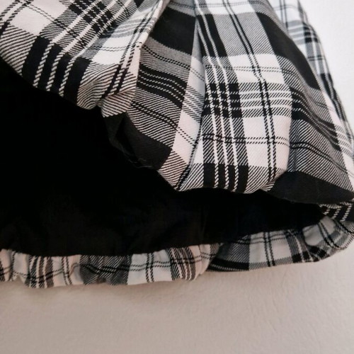 Zara plaid mini skirt balloon style with pockets like new