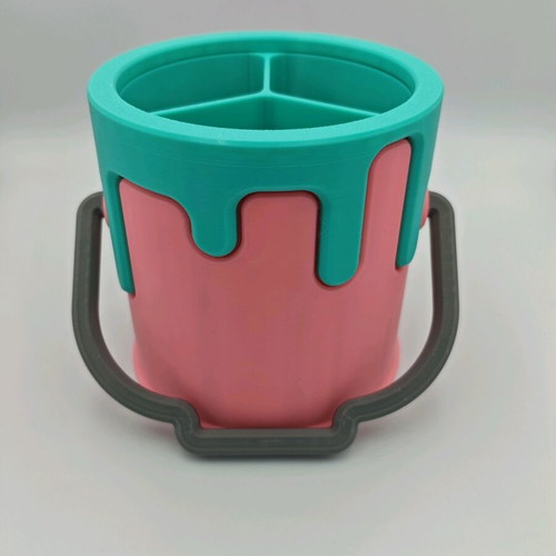 Pencil holder new in container shape made from esun pla+ 3d printed material