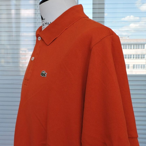 Lacoste Devanlay men's polo shirt XL orange cotton piqué