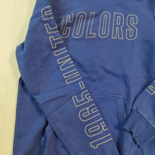Benetton United Colour Of Benetton hoodie like new, blue, size 170 cm