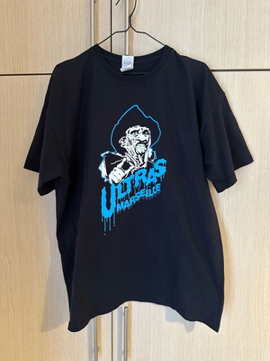 Commando Ultras Marseille μπλουζάκι μεταχειρισμένο, συλλεκτικό, μέγεθος XL, μαύρο