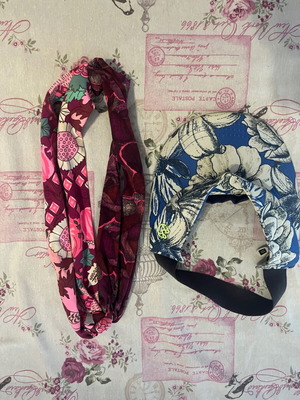 Maaji hat and hairband set like new, multicolor
