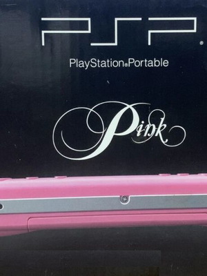 Sony PSP console pink used, box only