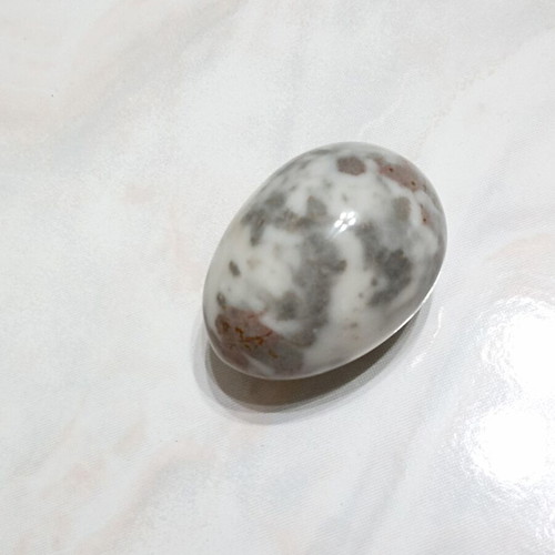 Egg from semiprecious stone Agate Opal used, decorative collectible