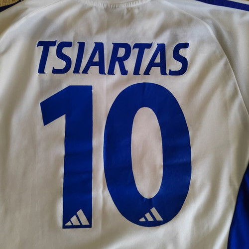Vintage Greece National Team Euro 2004 Jersey Tsiartas #10 Adidas Replica like new
