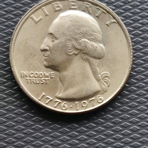 U.S. Bicentennial 1776-1976 Quarter Coin unique colorized new