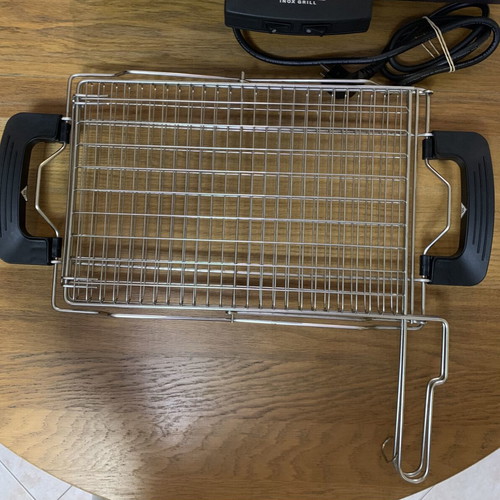 Delonghi BQ80.X Electric Table Grill 2450W like new, stainless steel