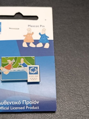 Athens 2004 Olympic Games rowing pin new, authentic