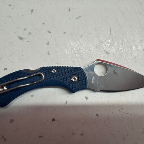 Σουγιάς Spyderco Dragonfly 2 καινούργιος, ατσάλι CPM SPY27, μπλε λαβή