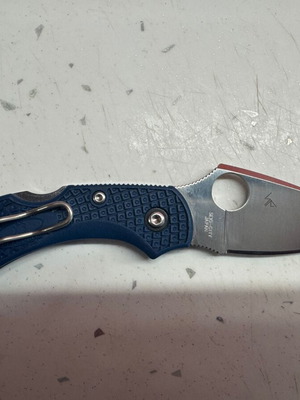 Σουγιάς Spyderco Dragonfly 2 καινούργιος, ατσάλι CPM SPY27, μπλε λαβή