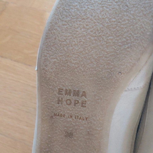 Joe Sneaker Jeans Velvet Emma Hope shoes used, size 38.5-39, beige and blue