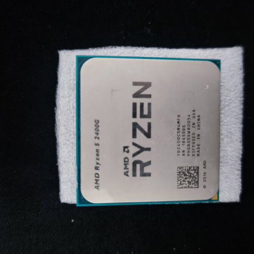 AMD Ryzen 5 2400G Processor used, 3.6GHz Quad-Core AM4 APU