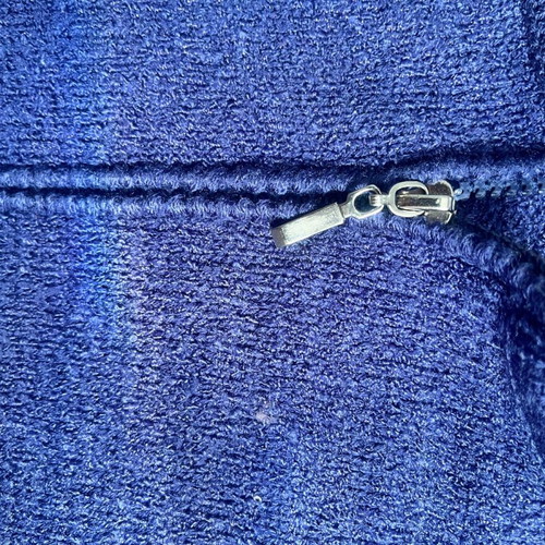 Zaketa with zipper like new, blue jean color, size M