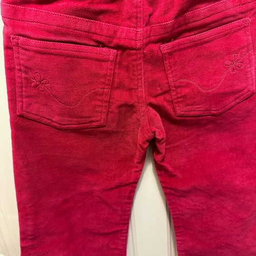 Velvet red pants for 7 years old, 122 cm like new
