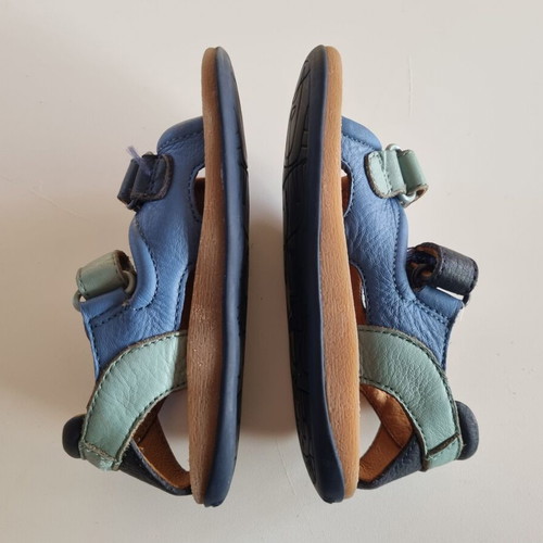 Camper children's sandals size 24 like new, blue and green