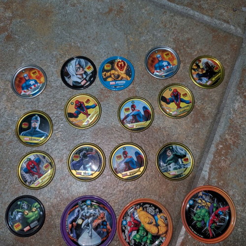 Marvel Tazos used