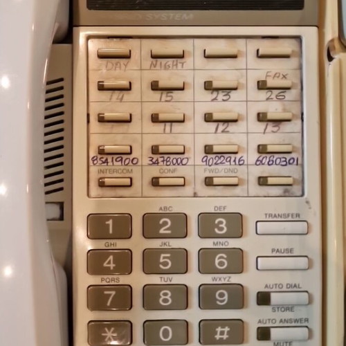 Panasonic wired home phones used, models KX-T7033X, KX-T7130, KX-T7030, KX-TSC11EXV