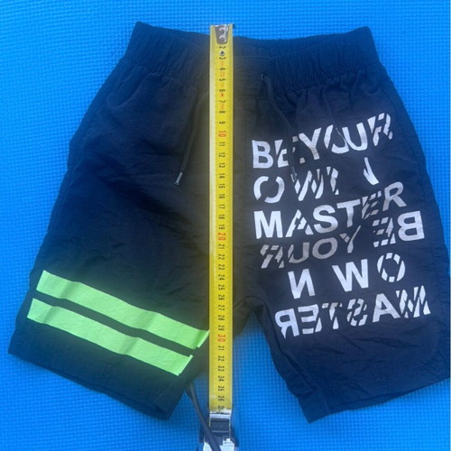 Funky Buddha Boys Swim Shorts Like New, Black Neon Green 5-6 Years