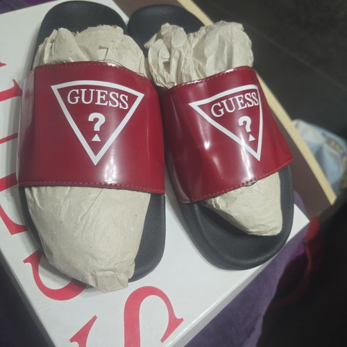 Guess flip flops size 42, new, red