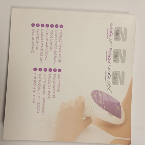 Silk'n AS100275A IPL hair removal device like new for home use