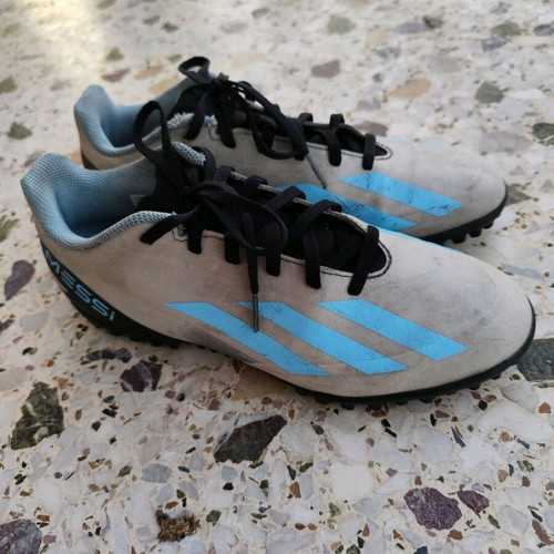 Adidas Performance X Crazyfast Messi.4 TF football shoes like new, silver, size 40.5
