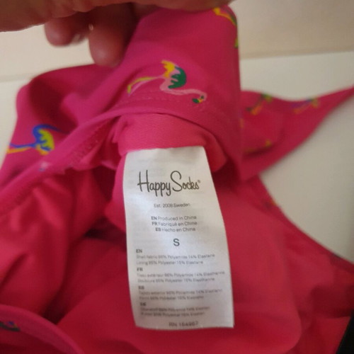 Happy Socks swimsuit size S pink like new