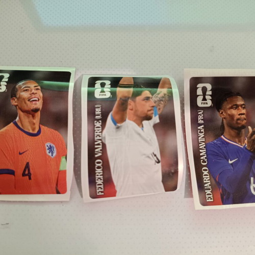 Football player stickers like new