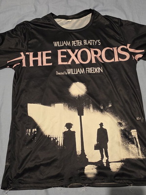 The Exorcist T-shirt, black, size XL (fits medium-large)