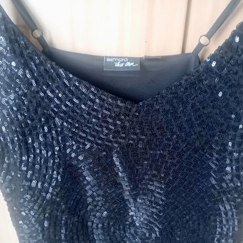 Esmara evening top new, black, size L
