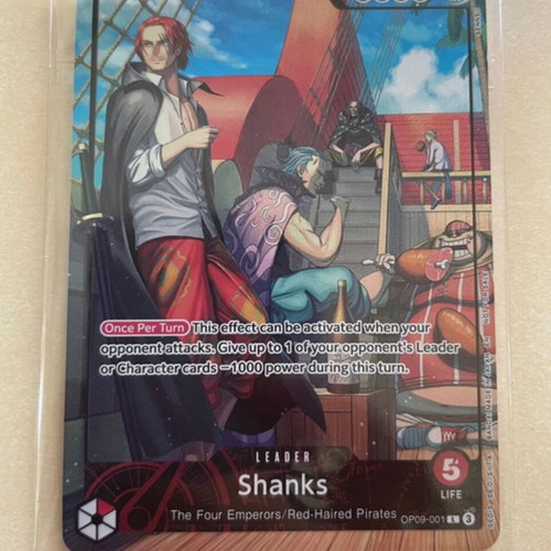 One Piece TCG Shanks PSA Magazine sealed, new