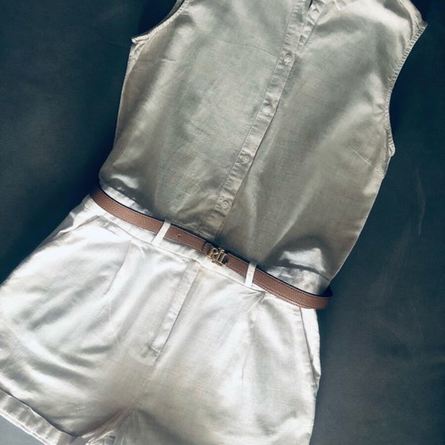Vila one-piece shorts size S like new, beige
