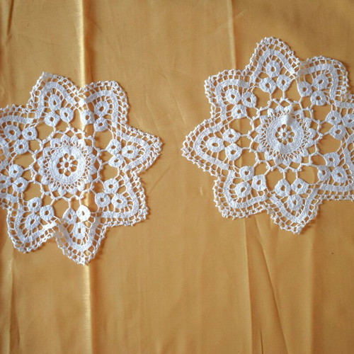 Handmade doily set new