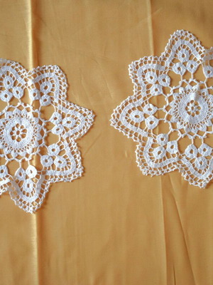 Handmade doily set new